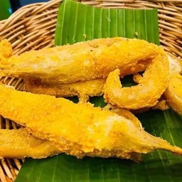 ท้องปลาแซลมอนทอด