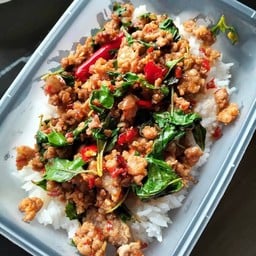 กระเพราสูตรผีบอก🍛👻