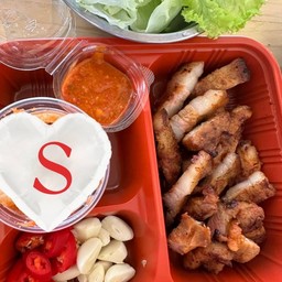 หมูย่างเกาหลี-ห่อผัก ไซส์ S