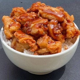 ข้าวไก่ทอดคาราอาเกะ สไตล์ญี่ปุ่น