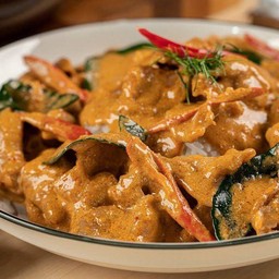 พะแนงหมูผัดแห้ง