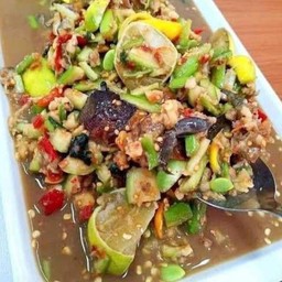 ตำกล้วยตานี แคบหมู