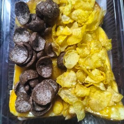 ปังปิ้ง  เนย นม ทูโทน (1แผ่น)