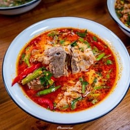 บะหมี่ถาด กระทะเล้ง