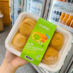 ปังใส้คัสตาร์ดใบเตย