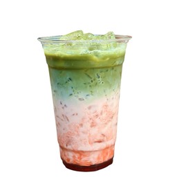 มัทฉะสตอเบอรี่ลาเต้