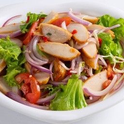 ยำหมูยอดทอดทรงเครื่อง