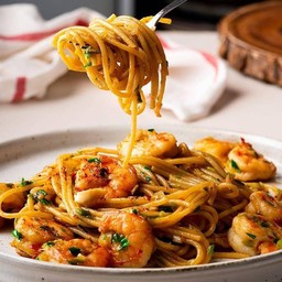 Prawns Spaghetti