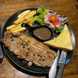 สเต๊กเนื้อ สันนอก 200กรัม