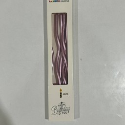 เทียนเกลียว สีโรสโกลด์