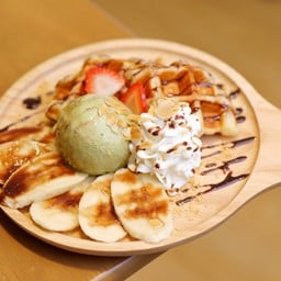 Green Tea Croffle Toast