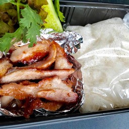 ชุดข้าวเหนียวคอหมูย่างเล็ก