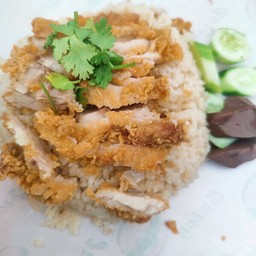 ข้าวมันไก่ทอด