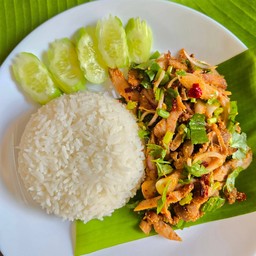 ข้าวยำไก่ย่าง