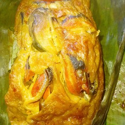 ข้าว+ ห่อหมกย่างหน้าหอยเเมลงภู่