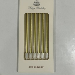 เทียนตรง สีทอง