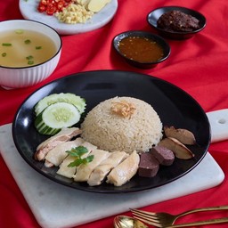 ข้าวมันไก่ต้ม