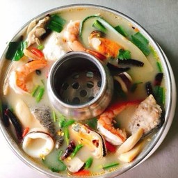 ต้มยำทะเลน้ำใส(หม้อ)