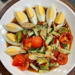 ตำแตงไข่ต้มหมูยอ