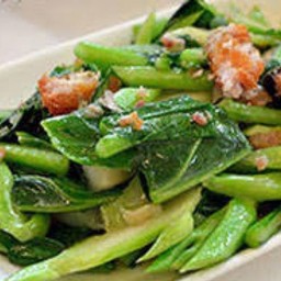 ผัดคะน้าปลาเค็ม #(80)