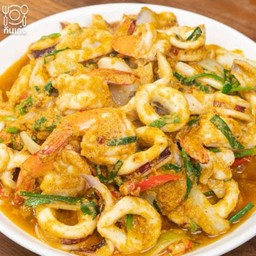 ทะเลผัดผงกระหรี่ #(150)