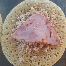 หมูสับ + แฮม