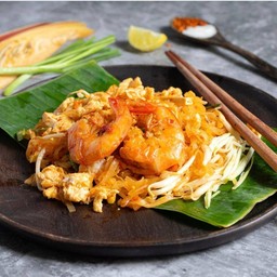 กุ้งอบ-หมูกรอบ หอมกระทะ