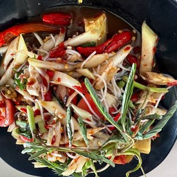 ตำทะเลกุ้งสด