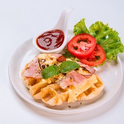 ครอฟเฟิลเบคอนชีส