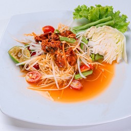 ส้มตำหอยดอง