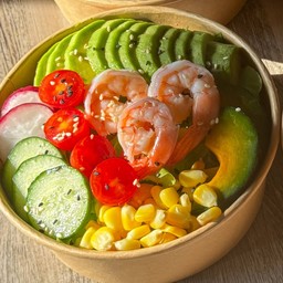 สลัดกุ้งอโวคาโด