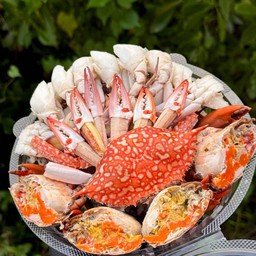 ปู2ใจ(ปูม้านึ่ง+ปูไข่นึ่ง)