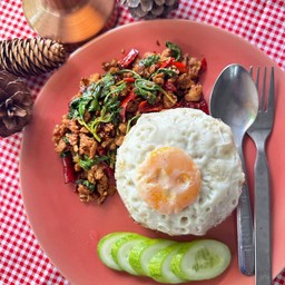 ข้าวกระเพรา [หมูสับ] 🐷