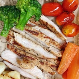 สเต็กหมูพริกไทยดำ