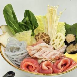 ชุดเน้นหมู ชั่งวัตถุดิบรวม 500 g. 猪肉套餐