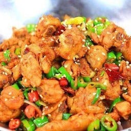 ไก่กระทะแห้ง