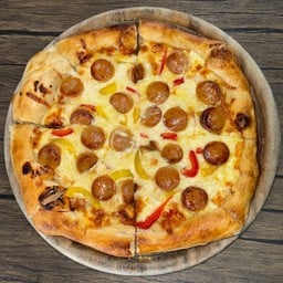 พิซซ่าไส้กรอกแฮมรมควัน