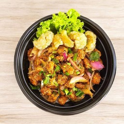 ข้าวขยำหมูแซ่บ (ไม่มีไข่)