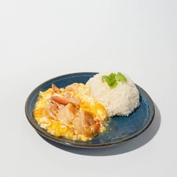 ข้าว+ไข่ข้นกุ้ง