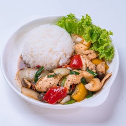 ข้าวผัดพริกไทยดำ