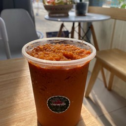เวลาชาไทยน้ำแข็งเกล็ด(Iced Velvet Thai Tea)