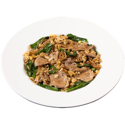 เส้นใหญ่ผัดซีอิ้วเนื้อสไลด์