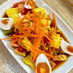 ตำข้าวโพดไข่เค็ม