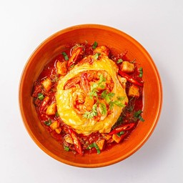 ข้าวไข่ข้นต้มยำกุ้ง