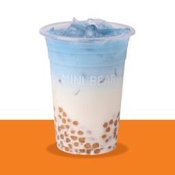 อัญชันลาเต้ไข่มุกมินิแบร์