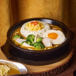 ข้าวแกงกะหรี่มังสวิรัติ