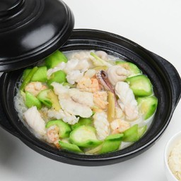 บวบต้มซีฟู้ด (M)