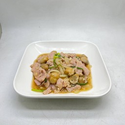 หมูผัดน้ำมันหอย