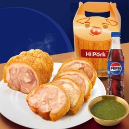 ชาชูหมูกรอบ พร้อมเป๊ปซี่