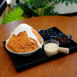 บิงซูไดยูชาไทย Set ll (บิงซูชาไทย/ไข่มุก/ไข่มุกบุกบราวน์/ครีมชีส/ซอสนม)